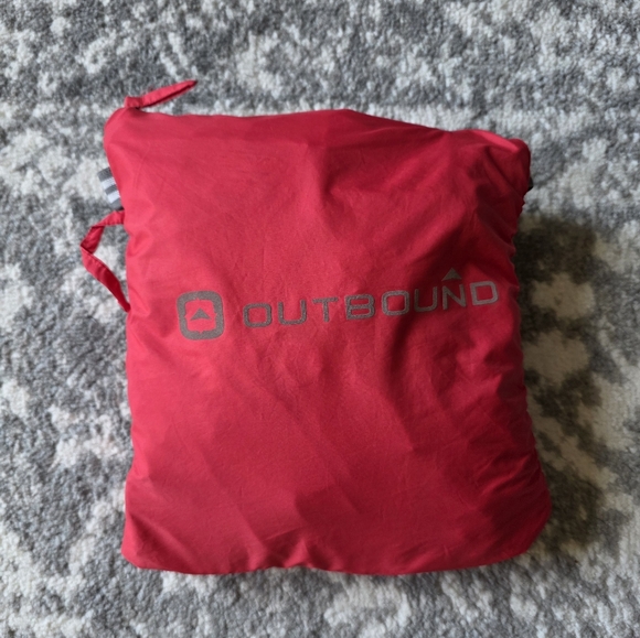 Red Windbreaker Packable Jacket - Picture 4 of 4